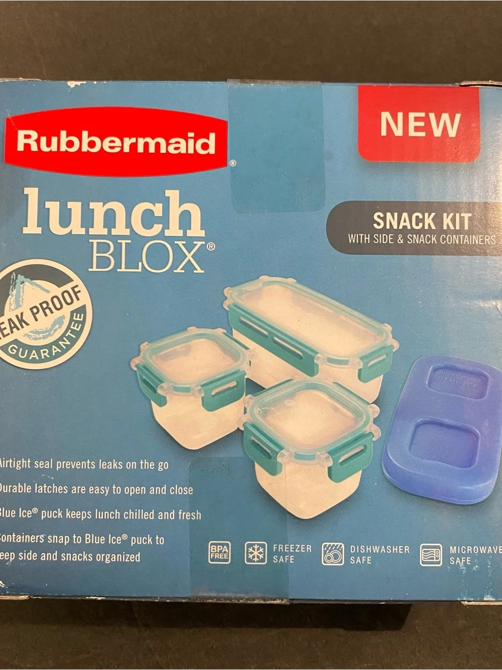 Rubbermaid Lunch Blox Snack Kit *NEW*